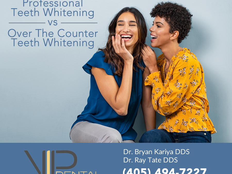 Professional Teeth Whitening vs Over The Counter Teeth Whitening